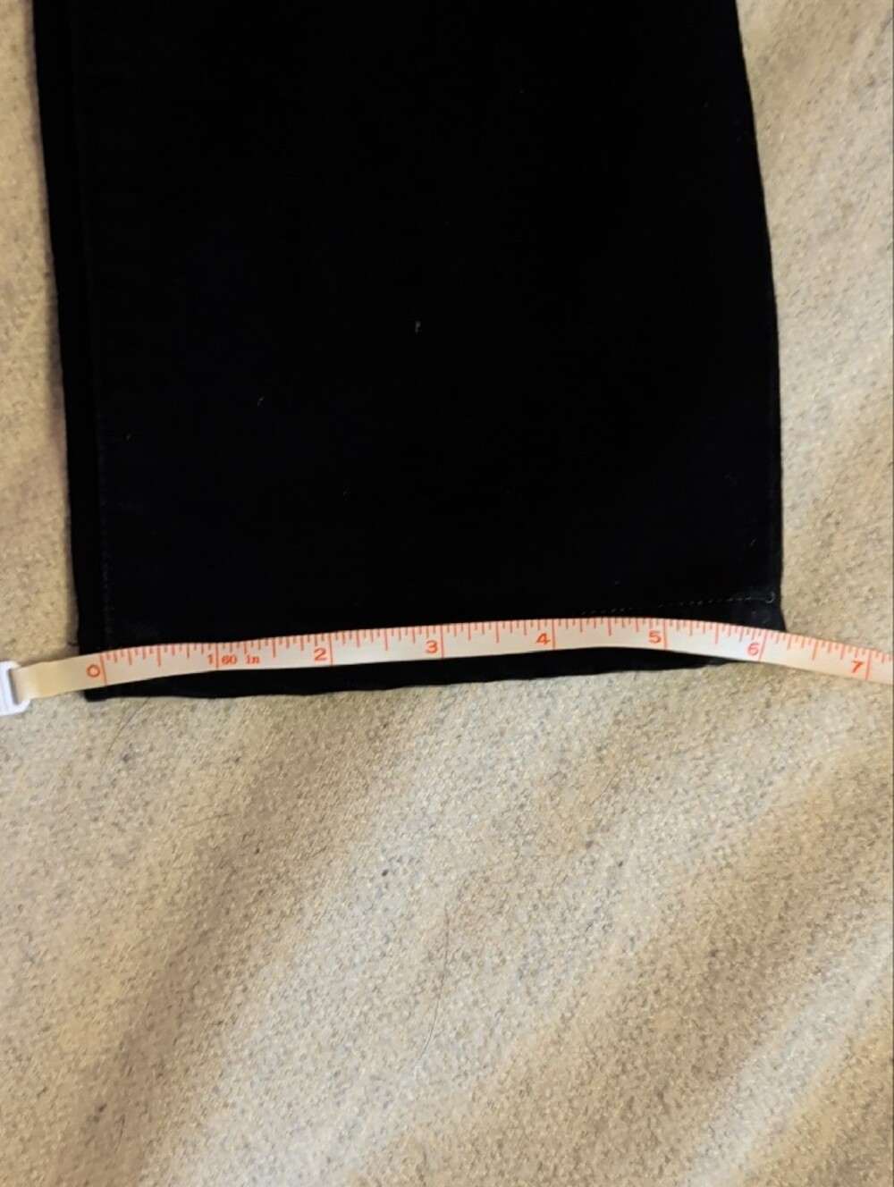 PAIGE Amber Black Ankle Jeans, Size 23 - Picture 5 of 8